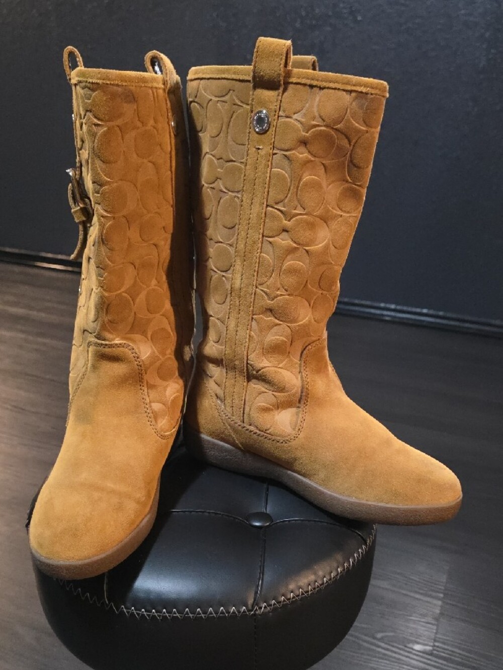 Coach Signature Boots - Picture 5 of 6